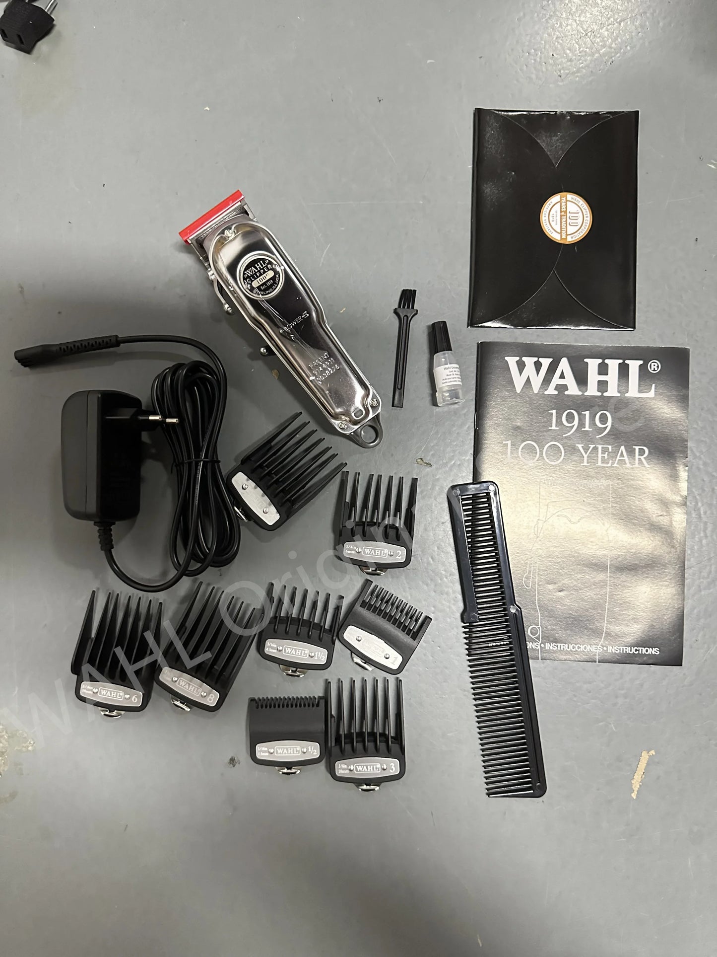 Original WAHL 1919 100 Years of Tradition Limited Edition Cordless Senior Clipper  for Men Barber Cutting Machine clippers